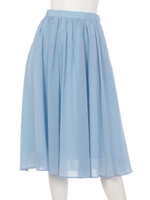 エアリーカラースカート/ライトブルー