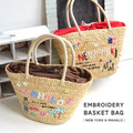 エンブロイダリー バスケットバッグ