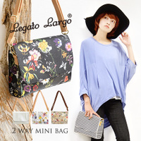 フラップスクエア2WAYミニショルダーバッグ