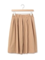 プレーンギャザースカート/キャメル(041)