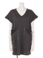 FAKE TAPE Tワンピ/ホワイト