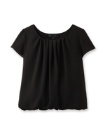 [L]プレーンシフォンプルオーバー/ネイビー(093)