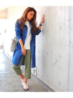 【chille anap】カッティングDenimジャケット/ライトブルー(038)