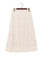 ★JOC コード　レース フレアー スカート/OLIVE