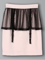 ガーターミニタイトスカート/ピンク