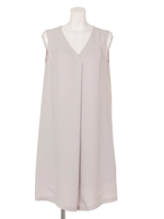 ノースリＡラインワンピース/ラベンダー