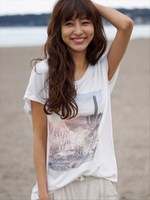 cactuS SunSet photo ドルマントップス/オフホワイト