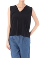 【接触冷感】【AZUL by moussy】ツイストベアイカット柄&無地タンク/柄NVY
