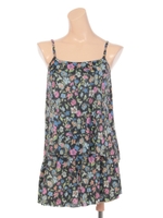 【JILL STUART】小花コンビネゾン単品/BK