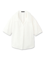 フレンチリネンシャツ/ダークブラウン(043)