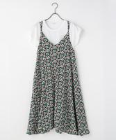 ワンピース×Ｔシャツセット(無地/花柄)