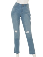 【anap mimpi】ストレッチDENIM パンツ/SAX