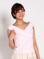 オフショルカシュクールBL 3/Rピンク