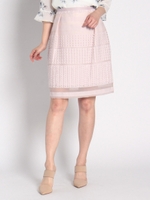 カットジャカードタイトスカート/ピンク系
