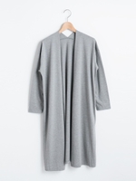 カットソードレープロングカーデ/グレー