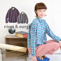 ドロップショルダートルテネルチェックシャツ