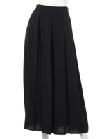 【AUNT MARIE'S】ロングタックワイドPT/BLK