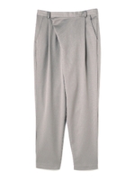 テーパードアシメパンツ/グレー(020)