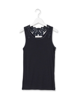 肩レースタンクトップ/オフホワイト(003)