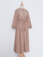 LACE GOWN OP/OFFWHT