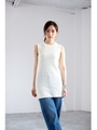 【AZUL by moussy】サイドレースUPロングニットプルオーバー/O/WHT