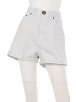 【CASUAL】ラフダメージデニム S/PT/ホワイト