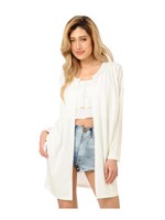 シンプルカットカーデ/PINK