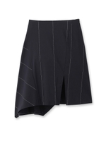 NALYAピンストライプスカート/ネイビー系(394)