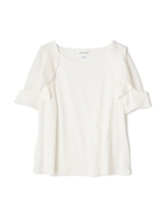 RUFFLE HOLE TOP/ホワイト(030)