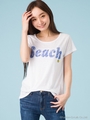 【Shelly island】Beach TEE/ブルー