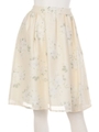 【Auntie Rosa】オーガンジーシャンタンスカート/NAT