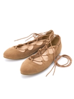 ＰＪ／レースアップバレエ/ブラック