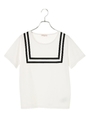 スクエアグログランTシャツ/ホワイト