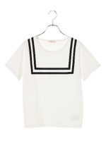 スクエアグログランTシャツ/ホワイト