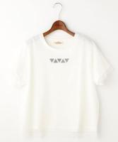 チュールレイヤードTシャツ