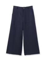 リネンガウチョパンツ/ネイビー(093)