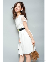 レモンベルトワンピース/オフホワイト