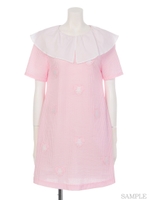 LITTLE TEDDY GINGHAM ONE-PIECE/PINK