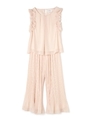 SHEER PLEATED SETUP/ホワイト(030)