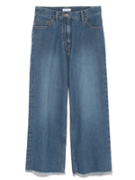 クロップドデニムパンツ/BLU