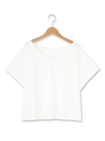 シルケット天竺プルオーバー/オフホワイト(003)