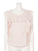 ボリュームフリルブラウス/オフホワイト