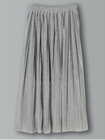 ・C&Sプリーツスカート/杢グレー