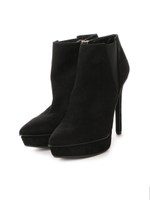 【BABY PURE】アウトストームポインテッドハイヒールサイドゴアブーツ/ブラック