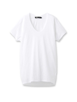 ゆるVネックTシャツ/ホワイト(001)