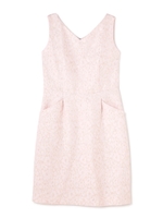 スラブジャガードワンピース/ピンク(090)