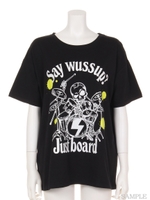 ドラマースカルTシャツ/オフ
