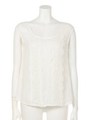 ラインレースTOP/WHT