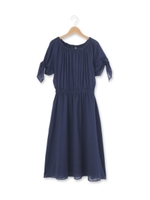 コットンシフォンワンピース/カーキ(054)