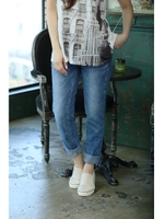 【AZUL by moussy】【SOMETHING】バージラデニムスリムテーパード(L76)/Stone Wash